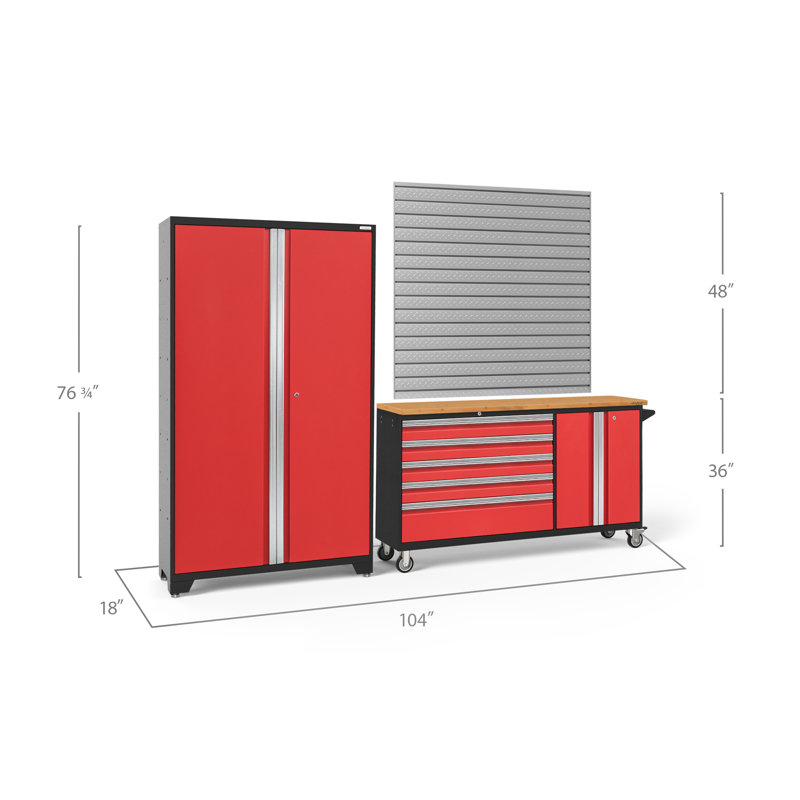 Bold Series 4 Piece Set, Red
