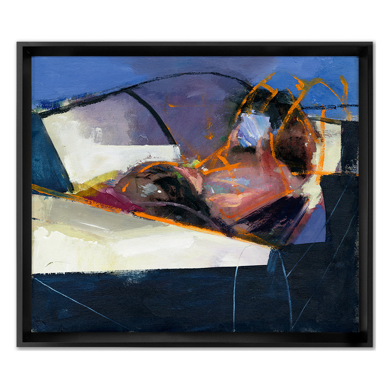 Zoned In Print by Ngo, PC, Black Single Picture Framed, 18'' H x 21'' W