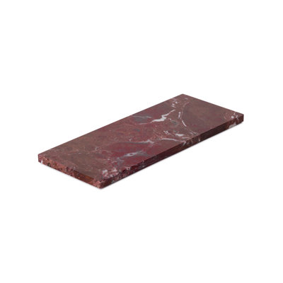 Red Marble Natural Medium 11.81 X 5.87 In. Rectangle Tray Plateau