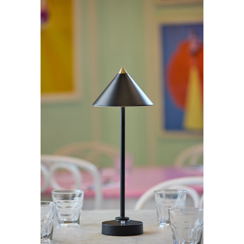 Ritchie LED Cordless Table Lamp, Black