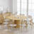 Solid Wood Dining Table Round Pedestal Kitchen Table-488293332-488293328