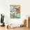  «Sweet Sleep» par Pat Saunders, art mural en toile blanche, 12 po x 16 po