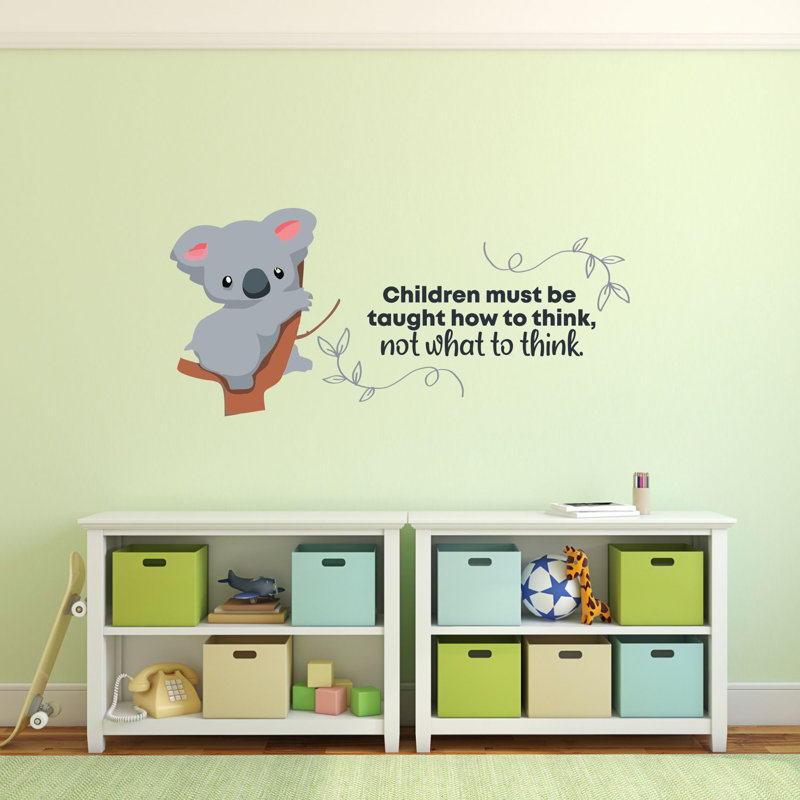 Adhésif décoratif en vinyle « enseigné How Koala », H 12 po x l 20 po x P 0,05 po