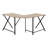 Warm Beige L-Shaped Computer Desk for Home Office – 55-Inch Corner Workstation with Black Metal Base, Contemporary Style