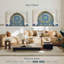 Ensemble de 3 carreaux marocains sur toile-2024490947