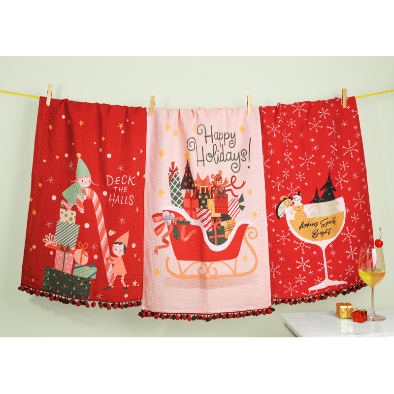 Spirits Bright Holiday Kitchen Towel Set