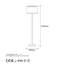 Lampe sur pied traditionnelle 55 po Irwinn