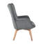 Drucker 68cm Wide Tufted Wingback Chair-1179919502