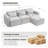 Taufner Upholstered L-Shaped Sectional Reversible-674063437