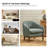 Berklie Upholstered Barrel Chair with Solid Wood Legs-1733368591