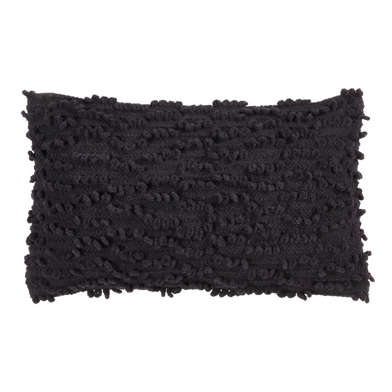 Coussin Theo, Noir