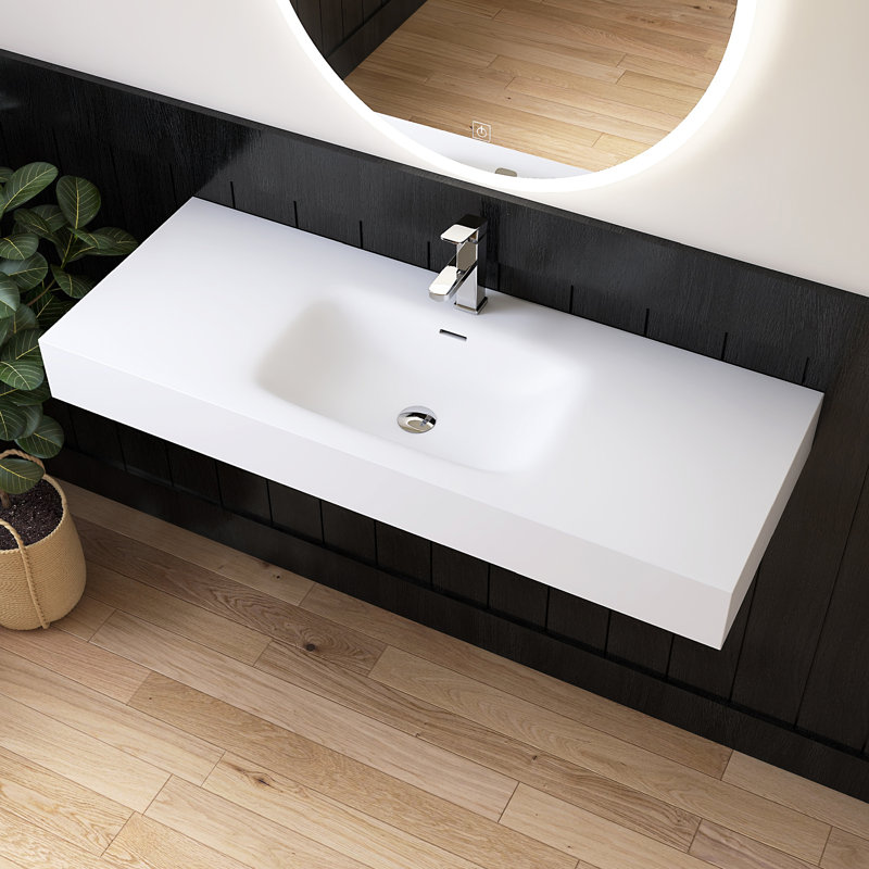 Lavabo pour salle de bain à fixation murale Chloe