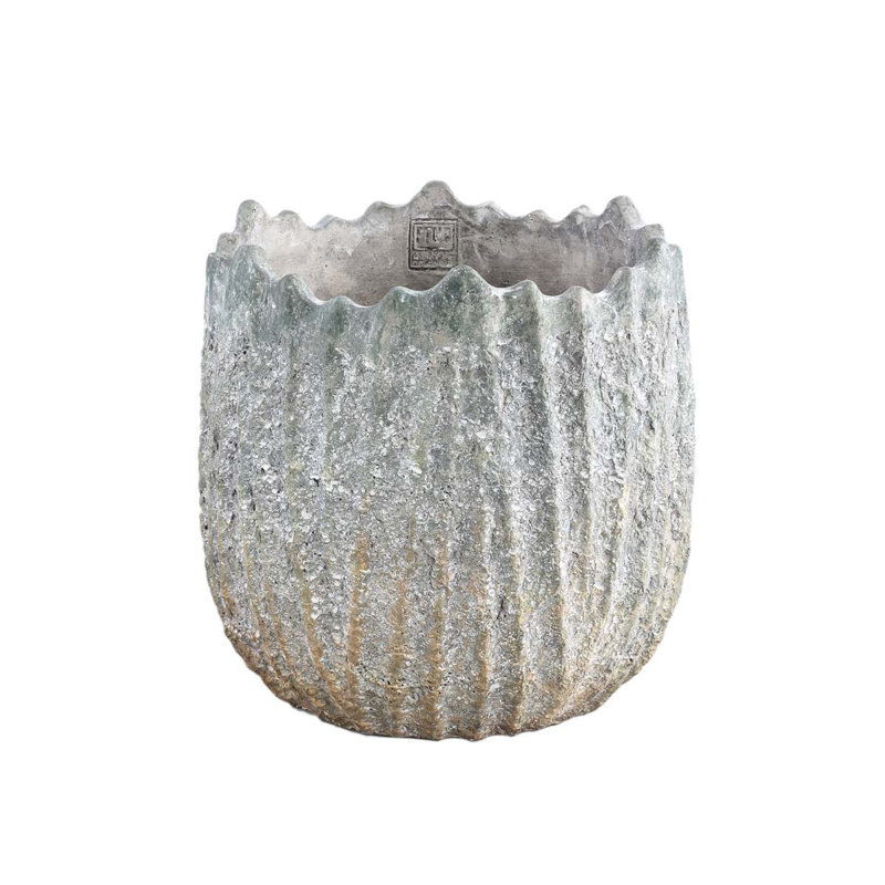 Anthemis Ceramic Pot Planter, 30cm H x 30cm W x 30cm D