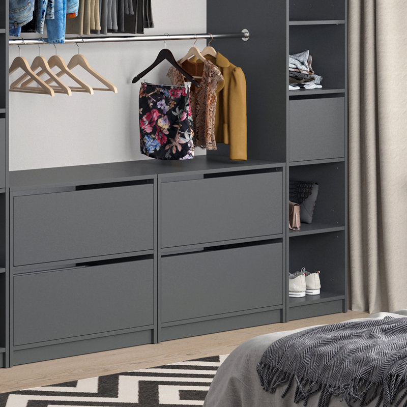 Vecellio Furniture 3826 Large Drawer Set 2 Piece Large Ant