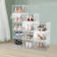 Boîtes de rangement de chaussures transparentes empilables