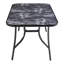 Bryoney Metal Folding Outdoor Dining Table With Umbrella Hole , 90cm cm W 150cm cm D