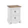 Choe 2 Drawer Compact Bedside Cabinet, Bedside Table, End Table, Corona Design