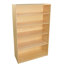 Bookshelf with Adjustable Shelves, 49"H