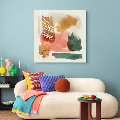 «Ochre Echo II», reproduction sur verre