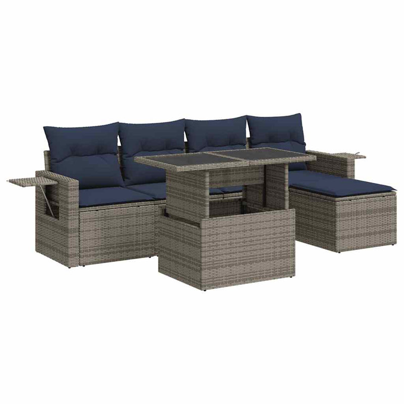 55cm Wide Patio Sofa with Cushions