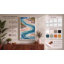 Winding River Through Stone Minimalist 1 Piece Wrapped Canvas Wall Art-1714854998-1714855007