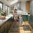 Kitchen Mats Cushioned Anti Fatigue,2 Piece,Green