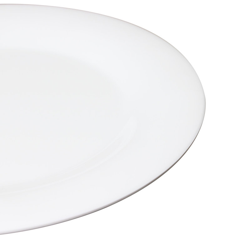 Service de table 12 pièces en mélamine, service pour 4 Jeri, blanc
