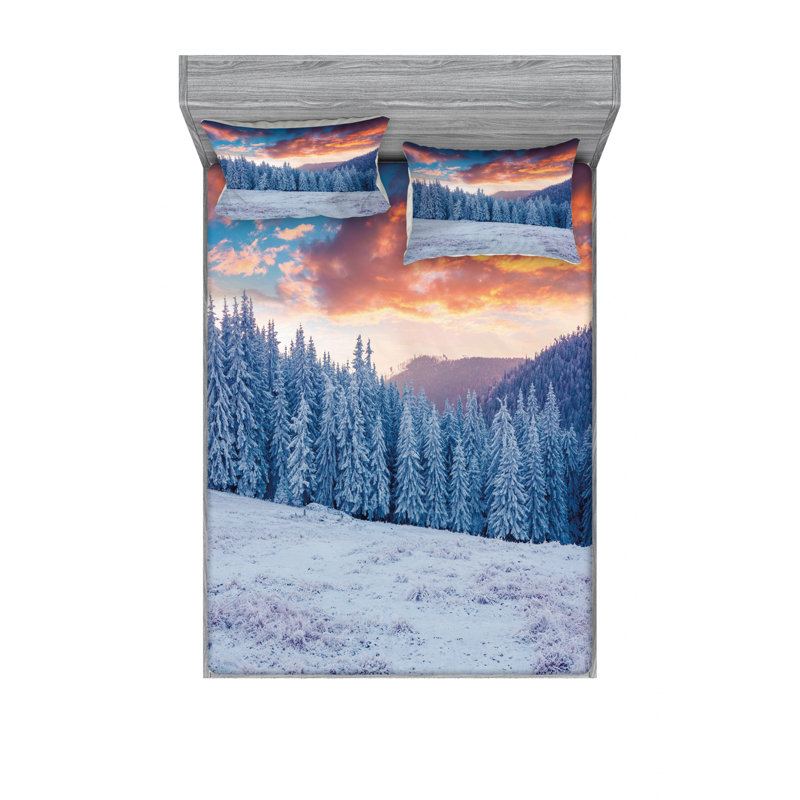 Microfiber Sheet Set, Full/Double Sheet Set with Fitted Sheet