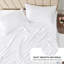 Ensemble de draps en microfibre ultra douce, poche profonde, soyeuse, infroissable, taille simple.-126278022-126278021