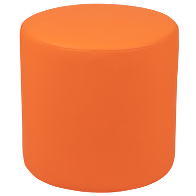 Shapes Series II Modular Collaborative Soft Seating Cylinder Stool with Foam Padded Seat