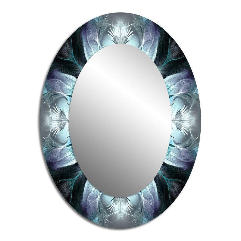 Kilie - Miroir abstrait en métal, 40 po x 30 po