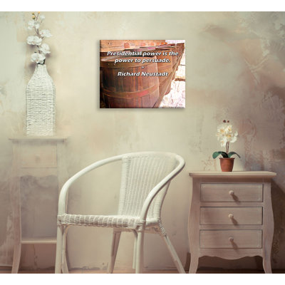 Artsy Quote By Richard Neustadt Gallery Wrapped Canvas