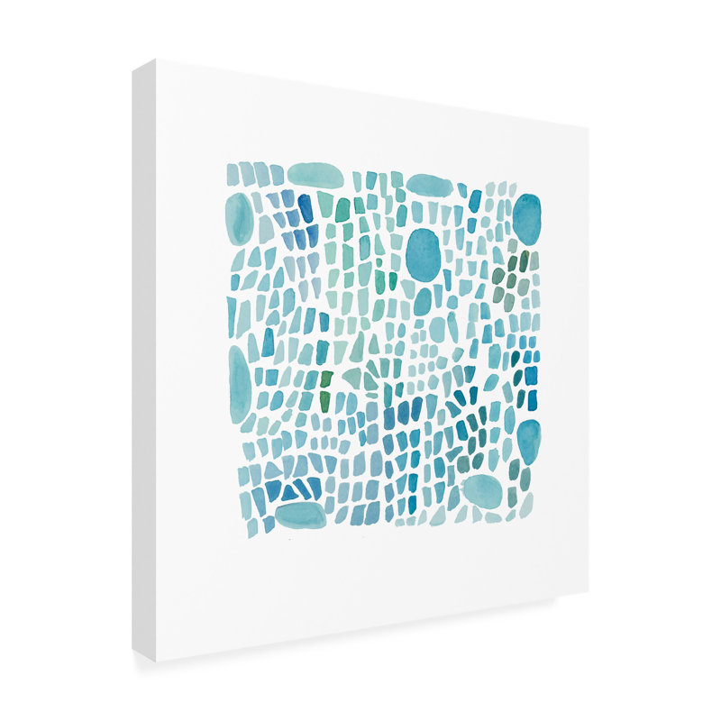 Art sur toile de Louise Van Terheijden, H 14 po x l 14 po x P 2 po