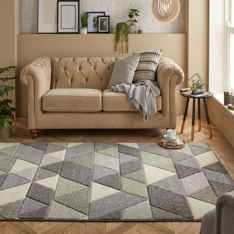 Jenner Geometric Area Rug, Rectangle 120 x 170cm