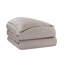 Édredon en mélange de coton taupe Isolde-37405801