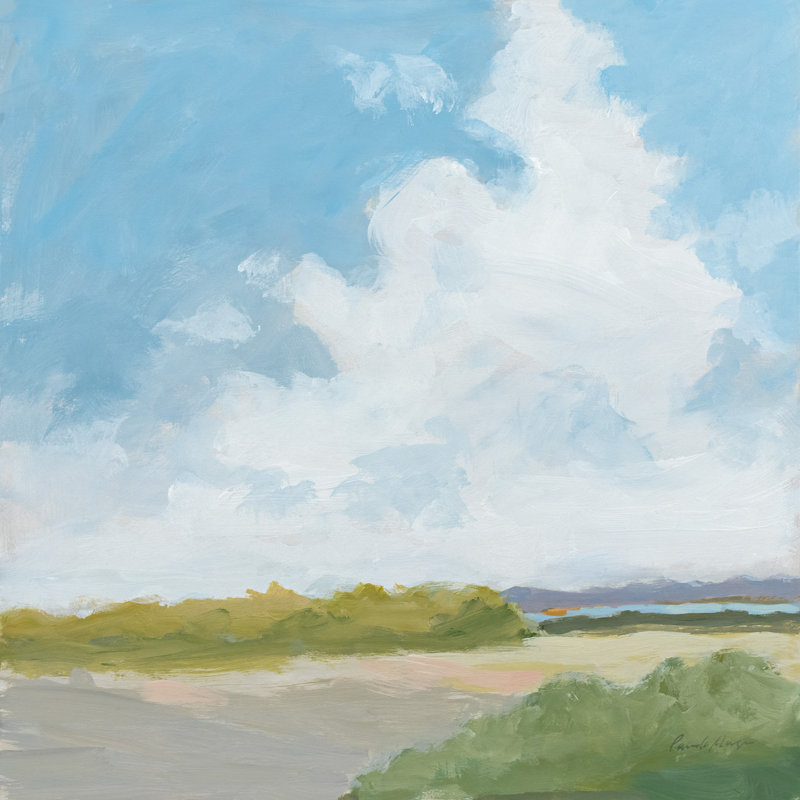 " Clouds Over Lagoon " Painting Print, 30" H x 30" W