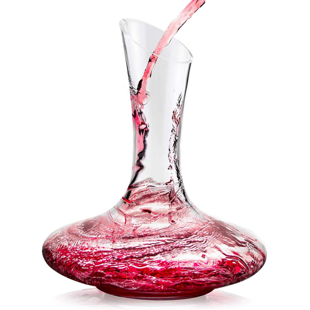 Zulay Kitchen Wine Decanter and Glass Carafe Authentic Wine Aerator