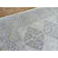Tapis décoratif en laine noué à la main de conception unique noué à la main gris/bleu 7 pi 11 po x 9 pi 9 po Beauchemin