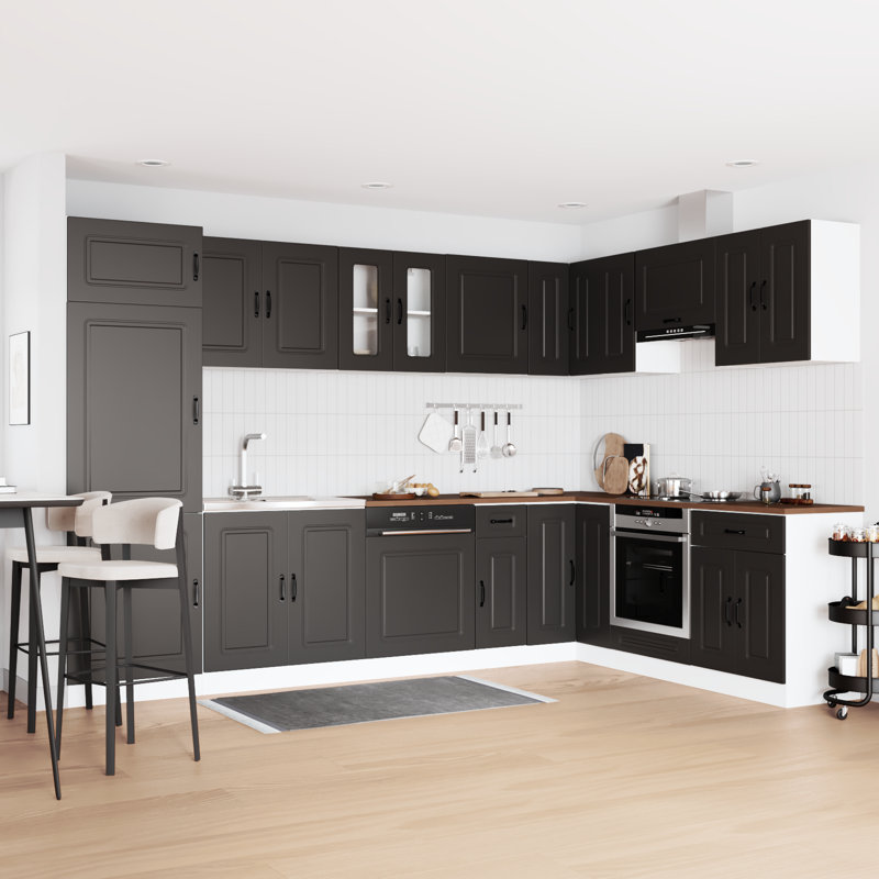 Kalmar Kitchen Cabinet Kalmar, Black