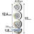Crystal Broken Diamond Candle Wall Light