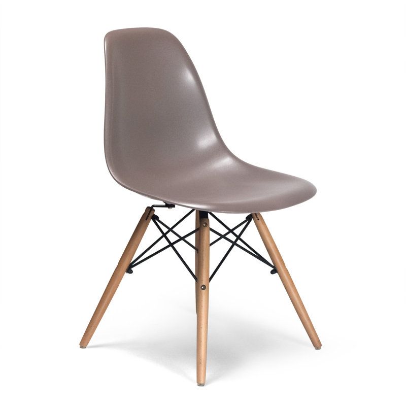 Chaise d'appoint Jordan, Taupe, Naturel