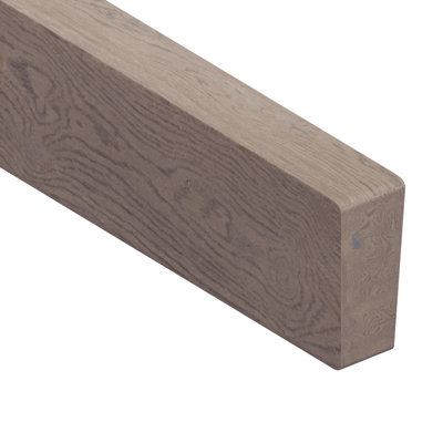 Plinthe de retour de marche Bearley pour plancher de bois franc d'ingénierie, 1,9 cm d'épaisseur x 37,5 cm de longueur x 4,7 cm de largeur