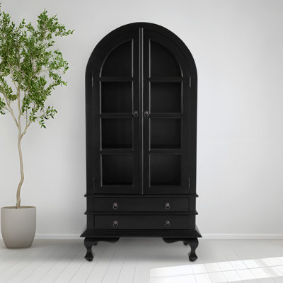 Farreli 39'' Wide Solid Wood Display Stand