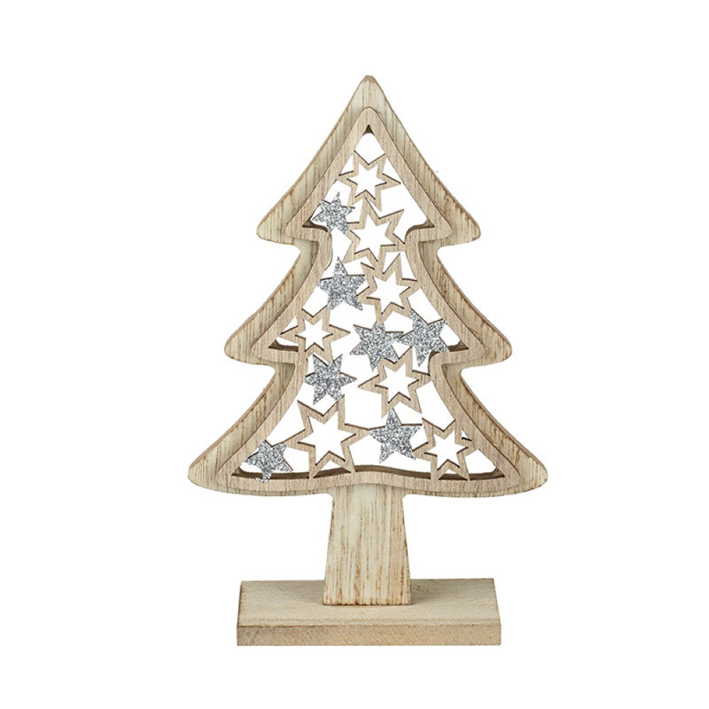 Christmas Tabletop Tree, 16cm H x 10cm W x 4cm D