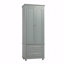 Armoire de rangement haute avec deux tiroirs-2033807624
