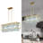 Metal Crystal Industrial Farmhouse Chandelier Dining Room Lighting Fixtures Suitable For Kitchen Island, Dining Room, Living Room-168119089-168119087