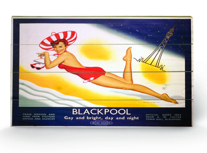 'Blackpool' Vintage Advertisement