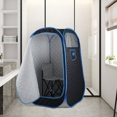 Fulocseny Indoor Portable Traditional Steam Sauna with Remote Control