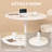 31.5" Tulip Round Dining Table And 2 Round-backed Dining Chairs Set-1917208873-1917208879