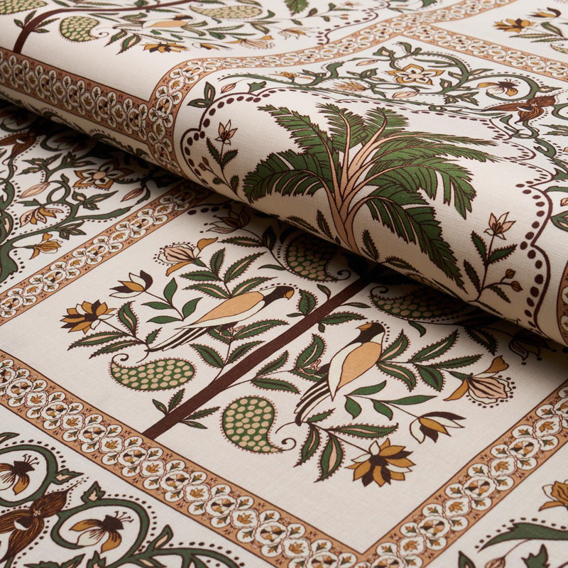 Schumacher X Johanna Ortiz Amazonas Mystique Fabric, Echoes Of The Rainforest